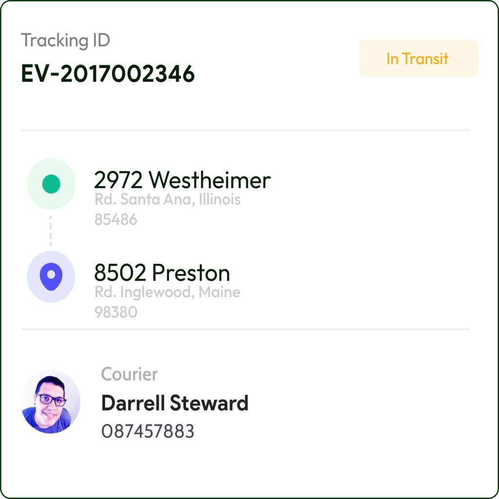 Tracking Page